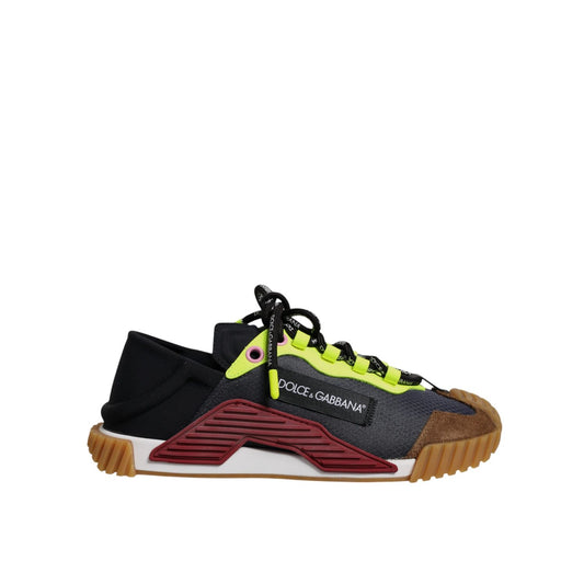 Dolce & Gabbana Multicolor Nylon Low Top NS1 Sneakers Shoes