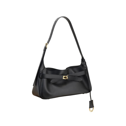 Balenciaga Black Calf Leather Bos Taurus Shoulder Bag