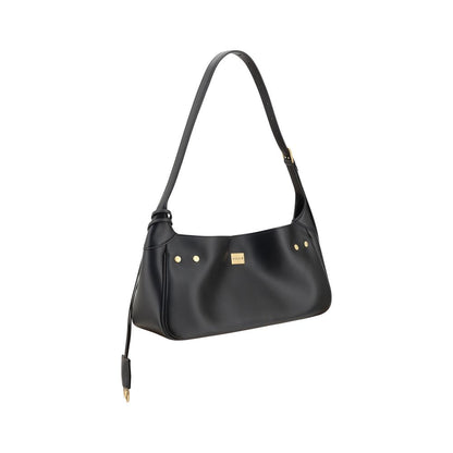 Balenciaga Black Calf Leather Bos Taurus Shoulder Bag