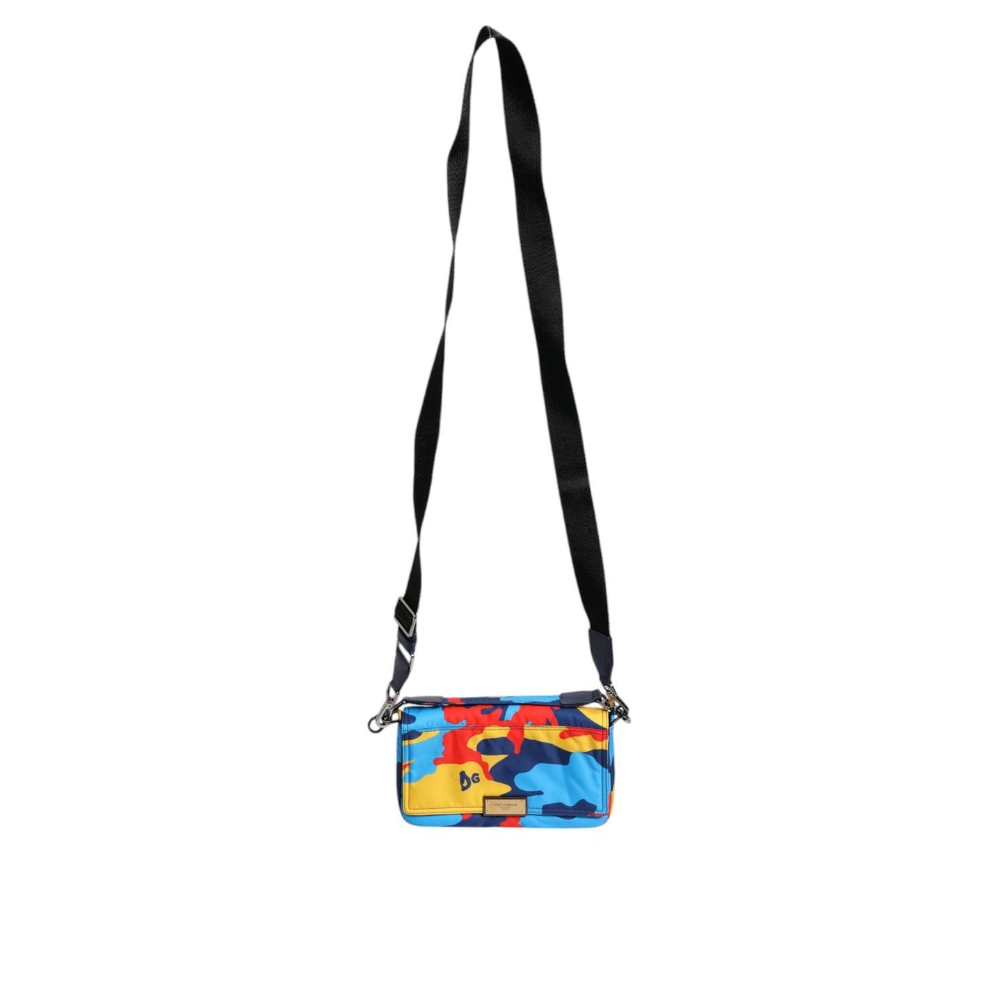 Dolce & Gabbana Multicolor Camouflage Nylon Crossbody Bag BAG4082