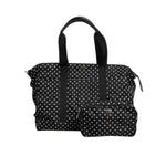 Dolce & Gabbana Black PolkaDot Nylon Shoulder Baby Tote Diaper Bag BAG4073