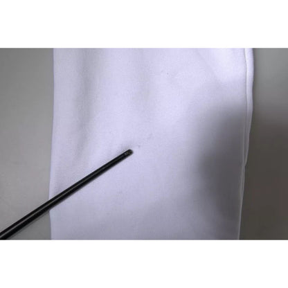 Dolce & Gabbana White Sacred Heart Hooded Sweatshirt Sweater