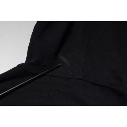 Dolce & Gabbana Blue Logo Full Zip Hooded Sweatshirt Sweater