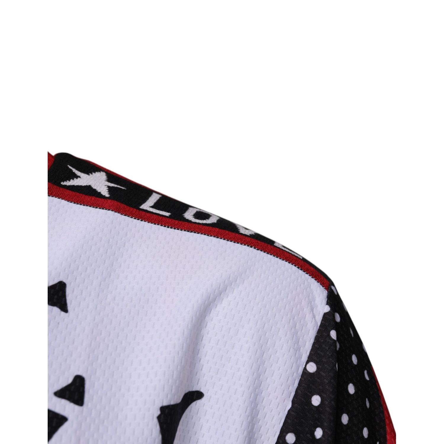 Dolce & Gabbana Multicolor King Panda Print Zipper Collar T-shirt