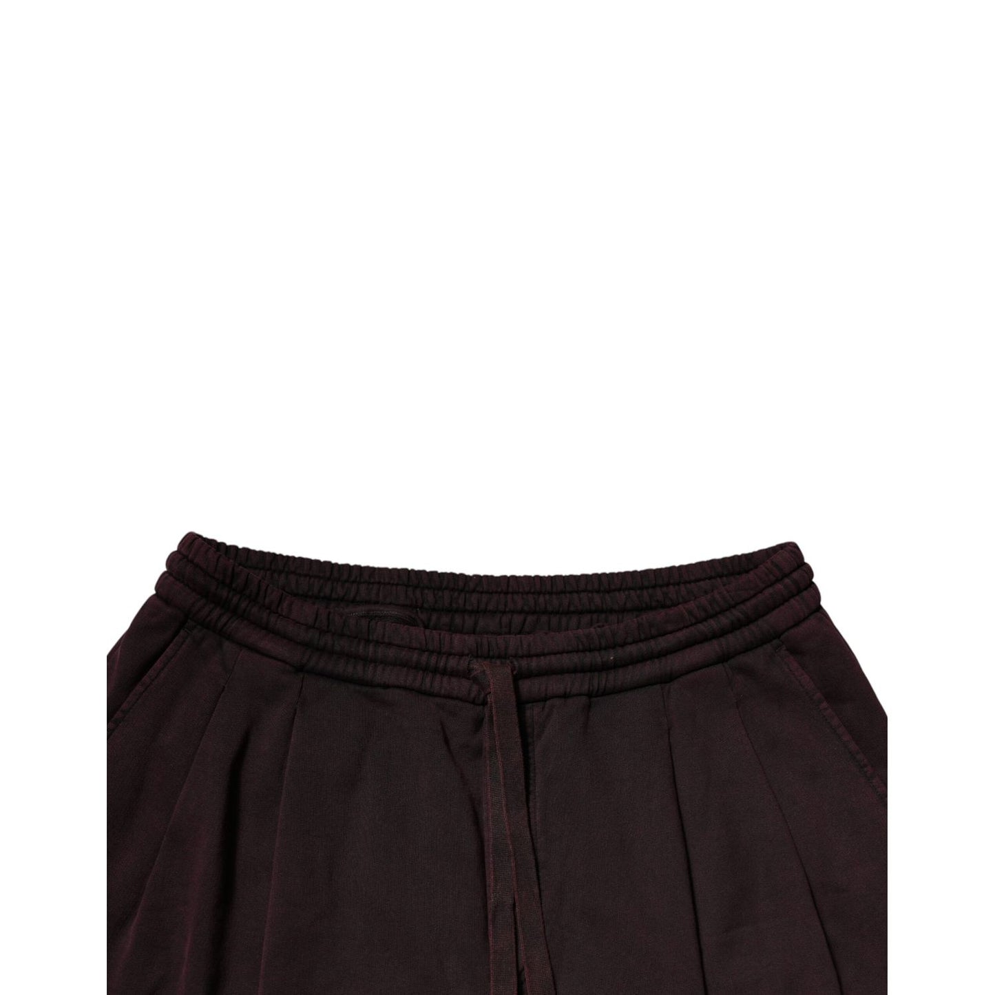 Dolce & Gabbana Dark Violet Cotton Cargo Jogger Pants