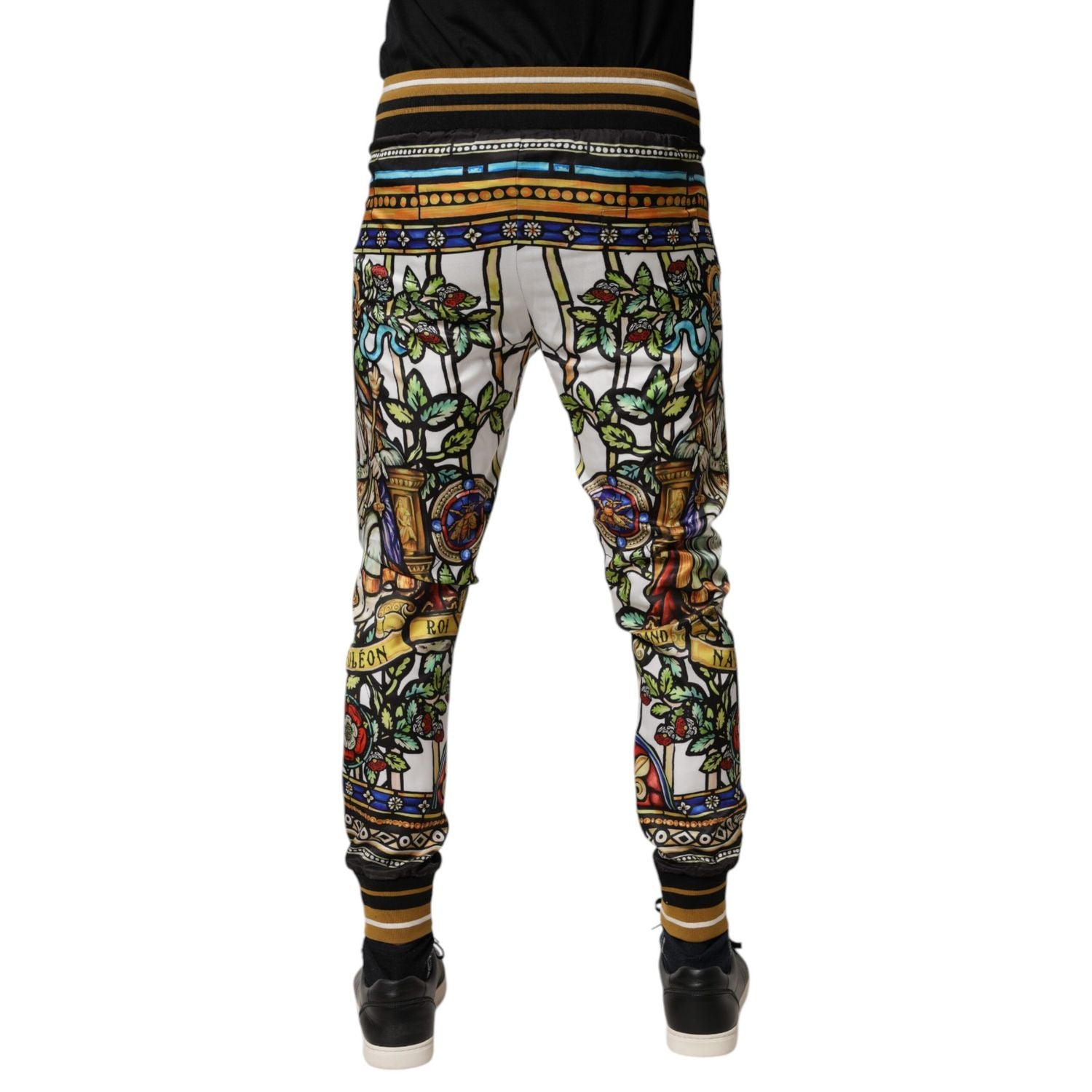 Dolce & Gabbana Multicolor NAPOLEON Jogger Sweatpants Pants
