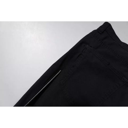 Dolce & Gabbana Dark Blue Cotton Stretch Loose Men Denim Jeans