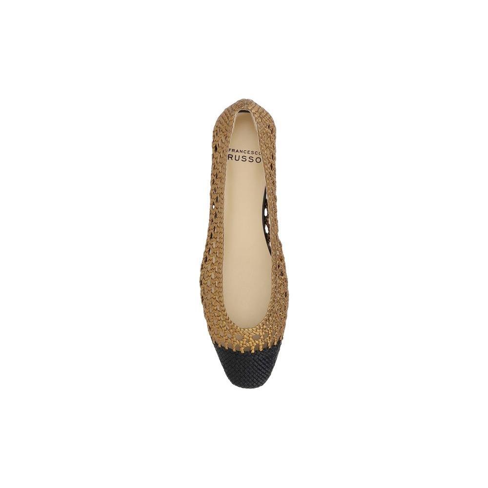 Francesco Russo Woven Ballerinas FR-R1P955N200334-EU36/US6