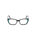 Emilio Pucci Black Acetate Frames for women, model EP5127-52001, featuring modern design with 52/16/140mm dimensions.