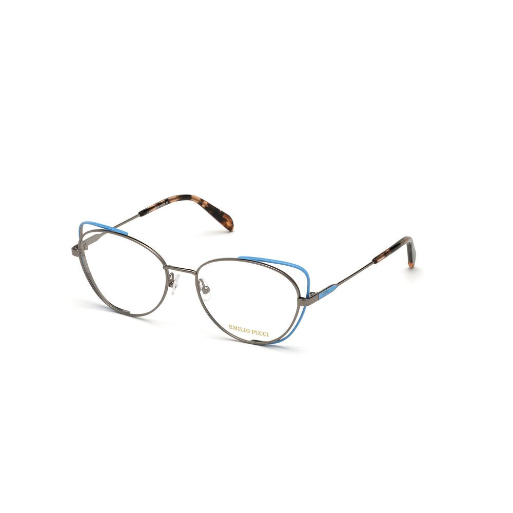 Emilio Pucci Gray Metal Frames, women's glasses model EP5141-54008, grey metal, lens/bridge/temple: 54/17/140mm
