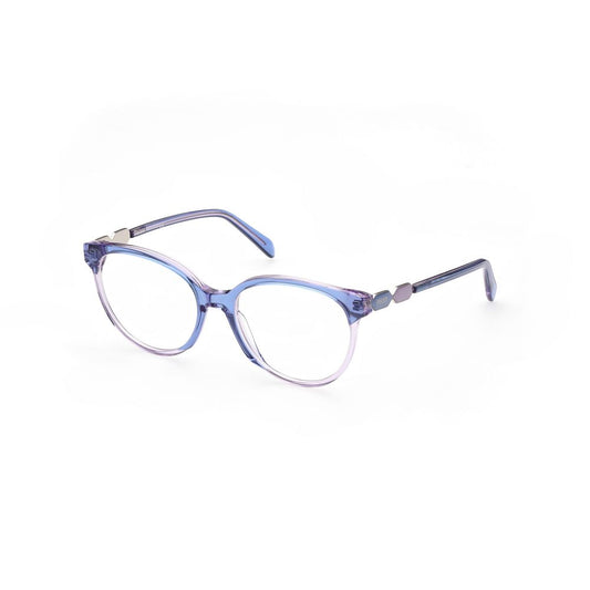Emilio Pucci Blue Acetate Frames, women's glasses, model EP5184-53086, blue color, size 53/17/140 mm.