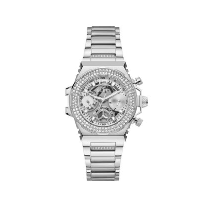 Guess Gray Stainless Steel Dress Watch