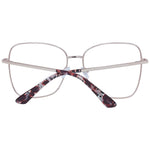 Marciano by Guess Rose Gold Women Glasses Frame in metal, square full-rim style with 56mm lenses and spring hinges.