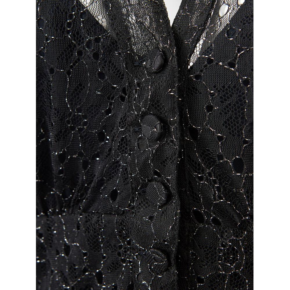 فستان نايلون أسود أنيق من لارديني