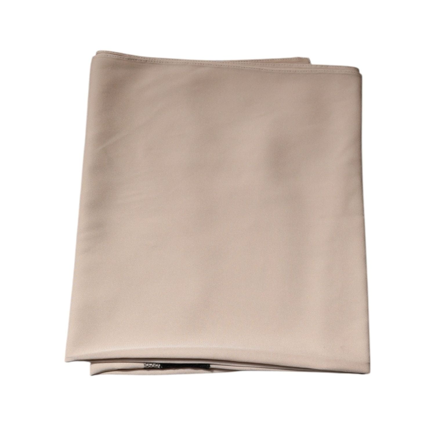 Dolce & Gabbana Beige Floral Lace Trim Silk Neck Wrap Scarf