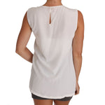 Dolce & Gabbana White Silk I LOVE ITALY Cami T-shirt