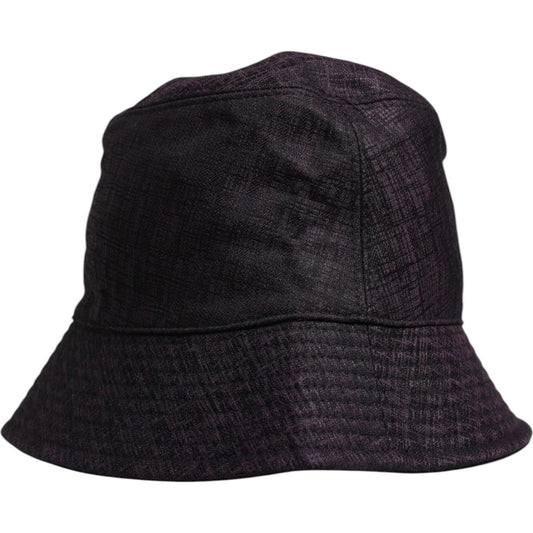 Dolce & Gabbana Black Wide Brim Nylon Bucket Hat HAT9731-59