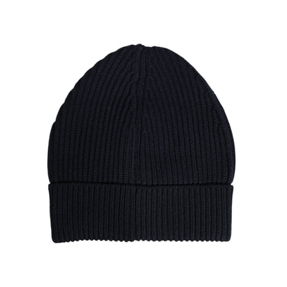 Dolce & Gabbana Black Cashmere Knitted Winter Beanie Hat