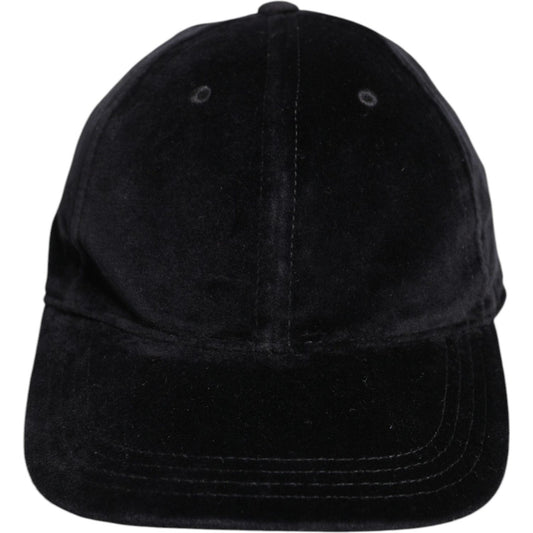 Dolce & Gabbana Black Cotton 6 Panels Baseball Cap HAT9736-57