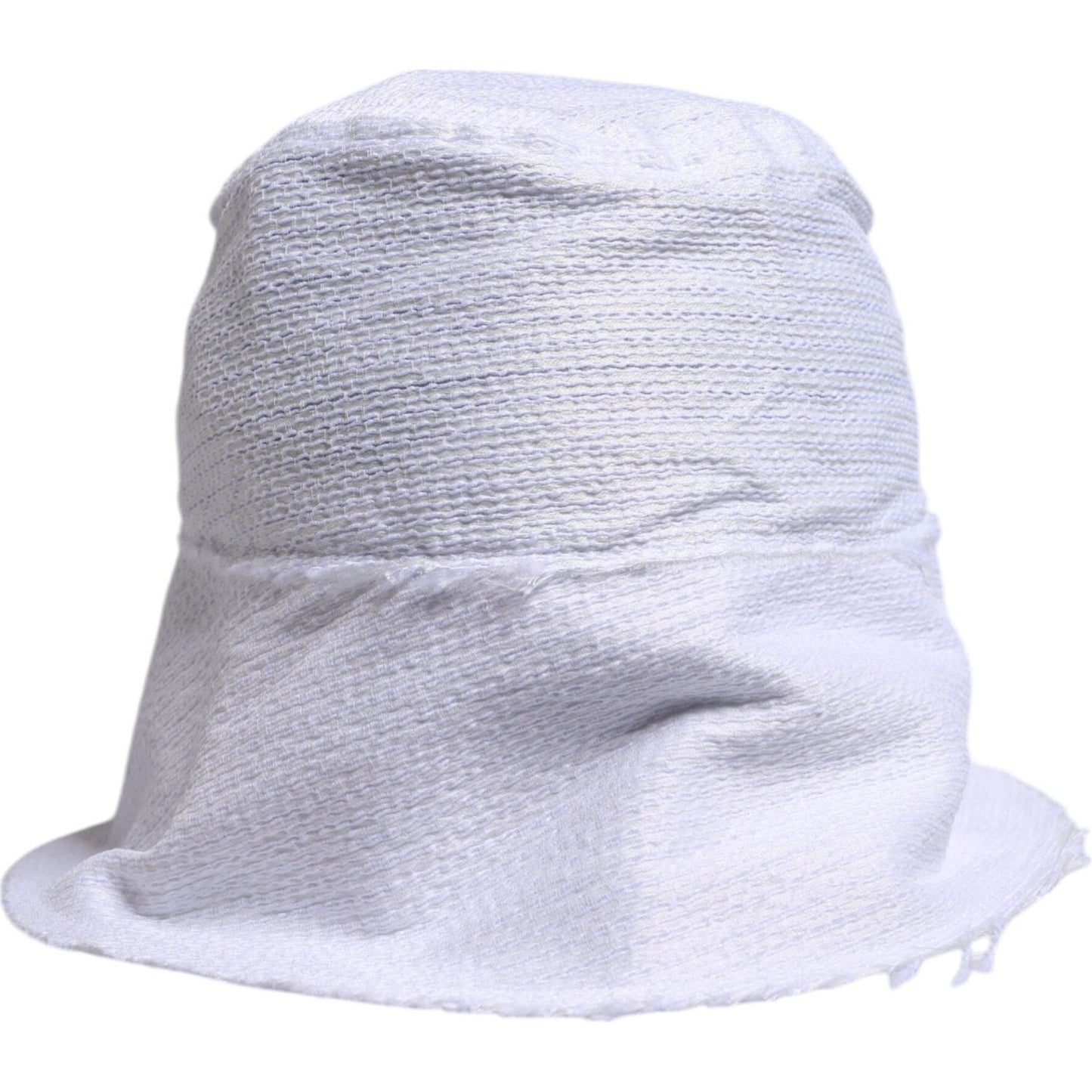 Dolce & Gabbana White Polyester Wide Brim Bucket Hat HAT9756-58
