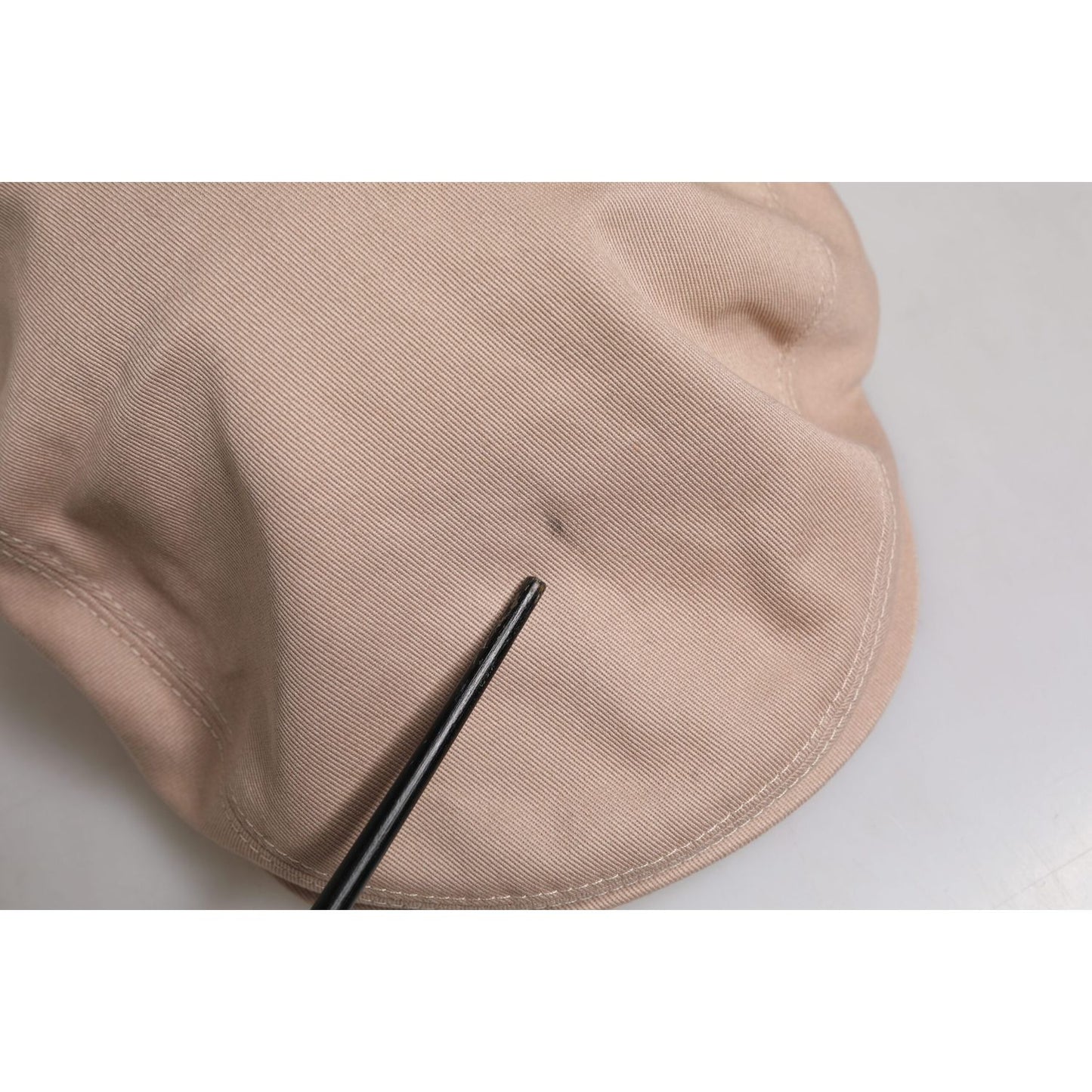 Dolce & Gabbana Beige Cotton Newsboy Capello Cabbie Hat