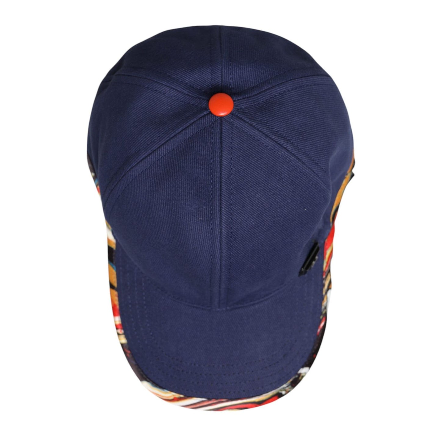 Dolce & Gabbana Blue Cotton 6 Panels Baseball Cap