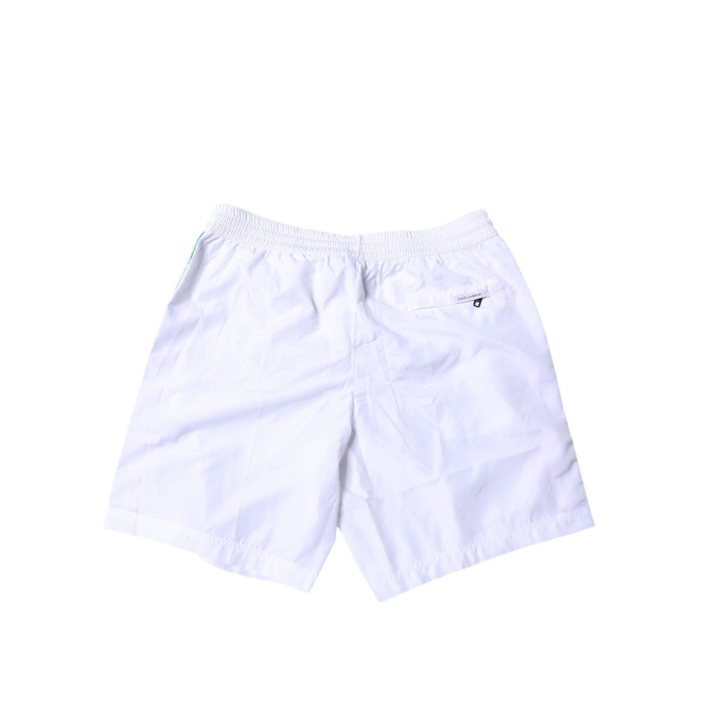 Dolce & Gabbana White Stripes Beachwear Shorts 2Pc Swimwear