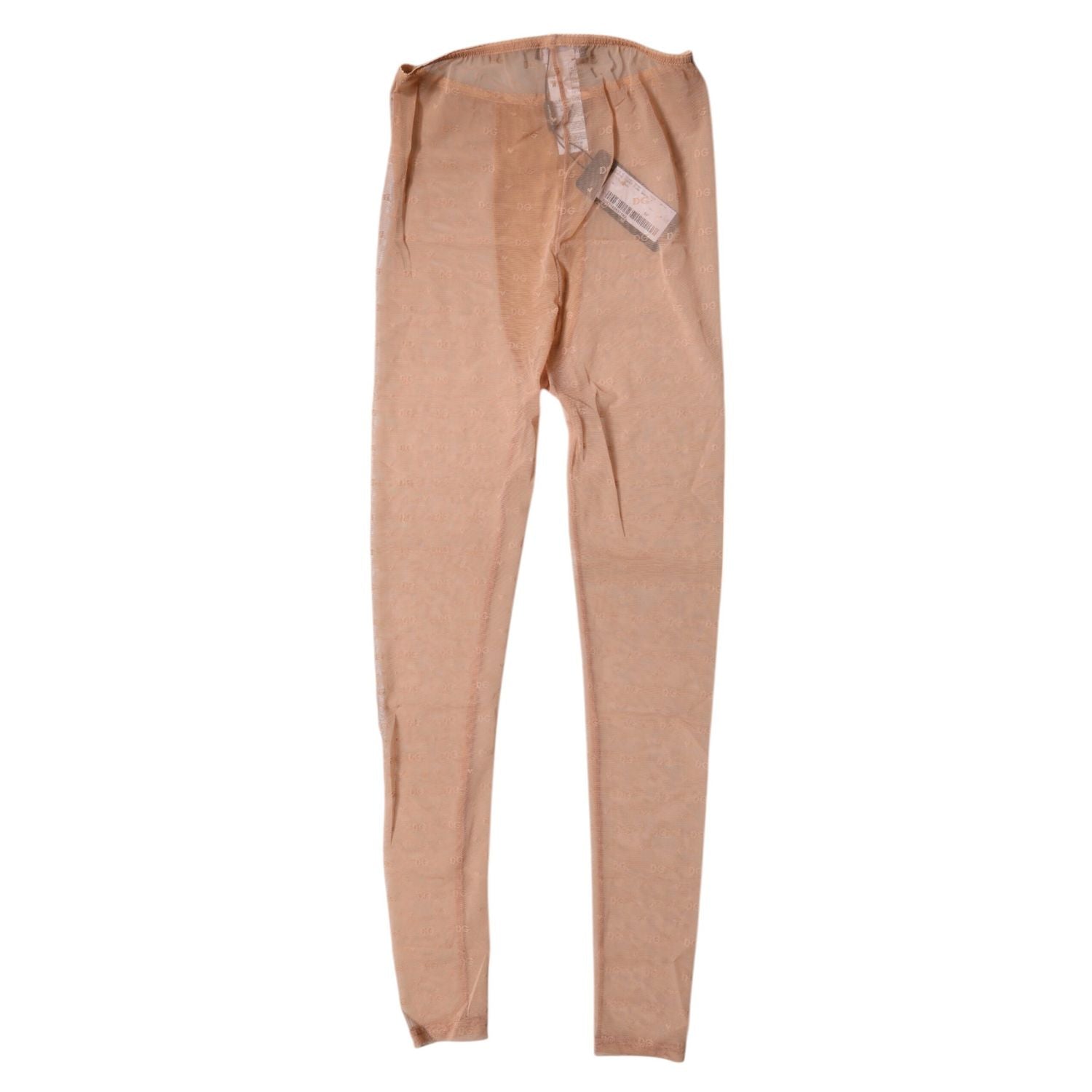 Dolce & Gabbana Nude Beige Logo Lace Lingerie Pants Underwear