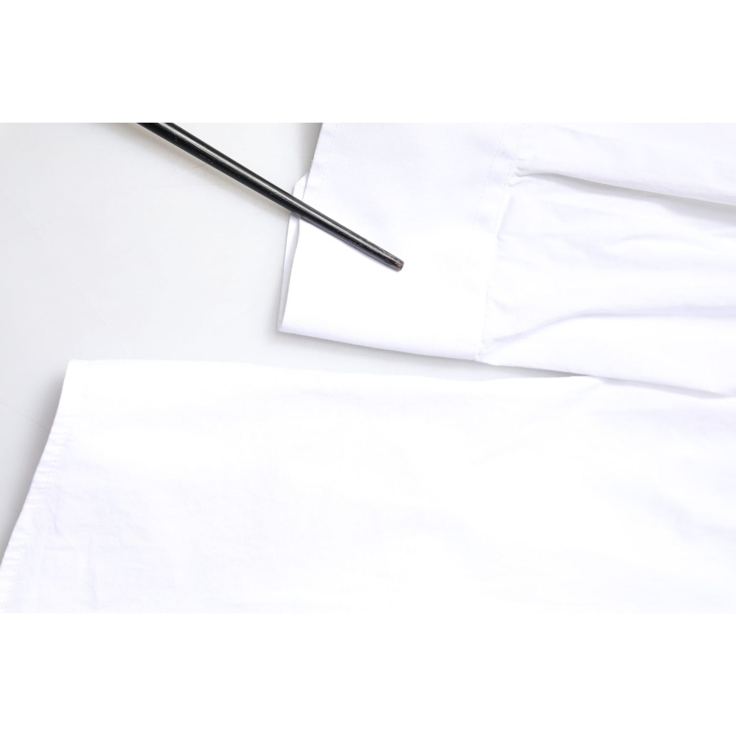 Dolce & Gabbana White GOLD Cotton Long Sleeves Men Dress Shirt