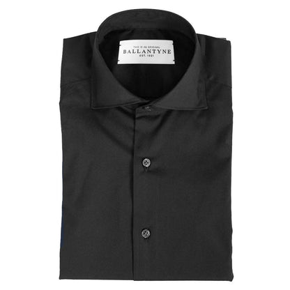 Ballantyne Black Cotton Shirt