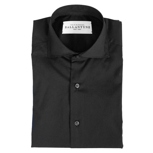 Ballantyne Black Cotton Shirt
