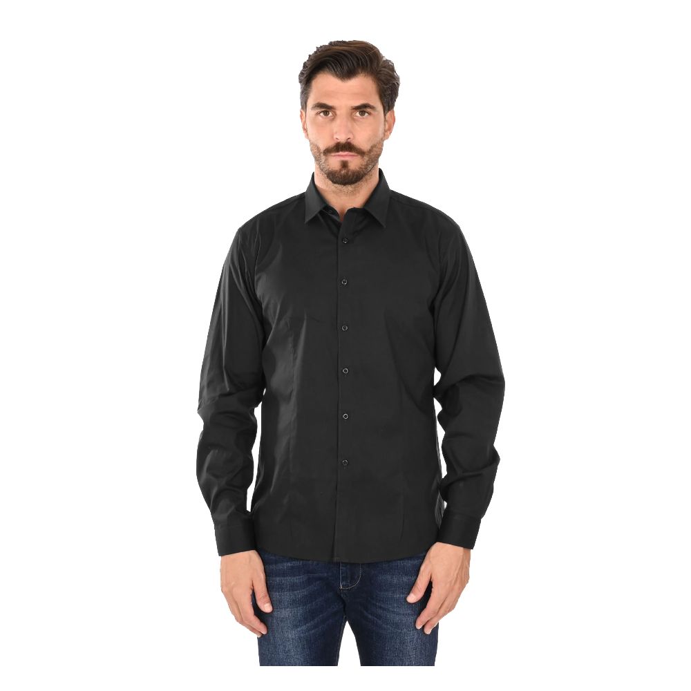 Ballantyne Black Cotton Shirt
