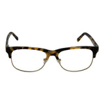 Guess Brown Men Glasses Frame in acetate, browline style, full-rim design with 55mm lenses width, includes branded case.