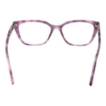 Guess Purple Women Glasses Frame, full-rim acetate material, rectangular style, purple color, demo plastic lenses, size 51-15-140.