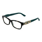 Guess Black Women Glasses Frame, full-rim acetate, black color, rectangle style with demo lenses and branded case, size 51-16-145