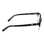 Side view of Guess Gray Women Glasses Frame, browline style, grey full-rim with metal & plastic material, temple length 145.