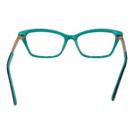 Guess Black Women Glasses Frame, full-rim rectangular, black metal and plastic, demo lenses, size 52-15-140 with branded case.