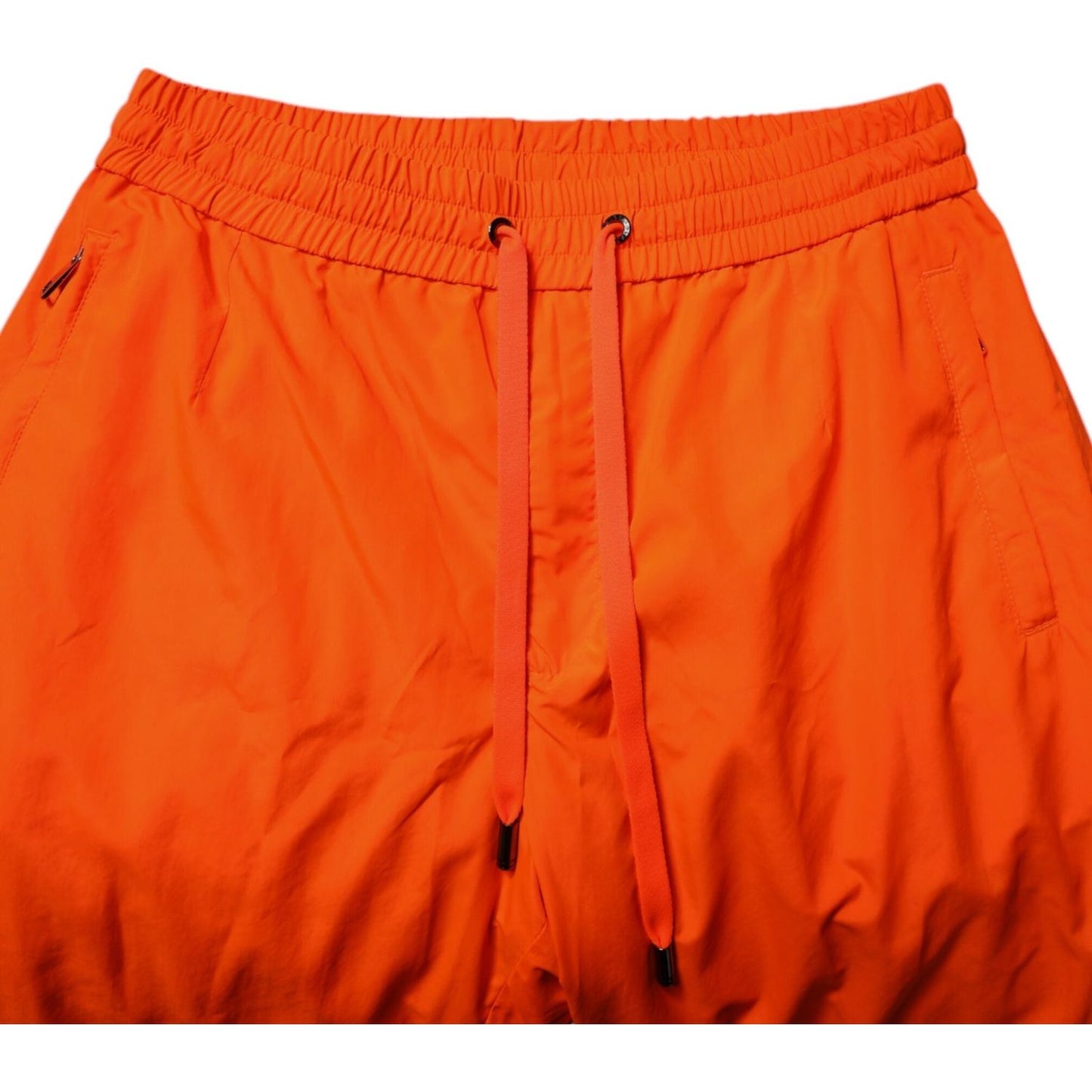 Dolce & Gabbana Orange Polyester Men Jogger Sweatpants Pants PAN76001-48