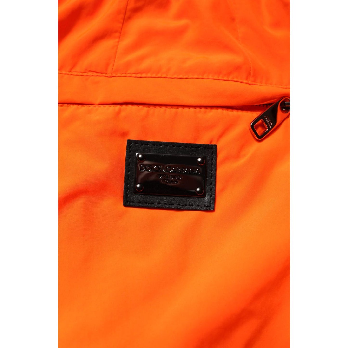 Dolce & Gabbana Orange Polyester Men Jogger Sweatpants Pants PAN76001-48