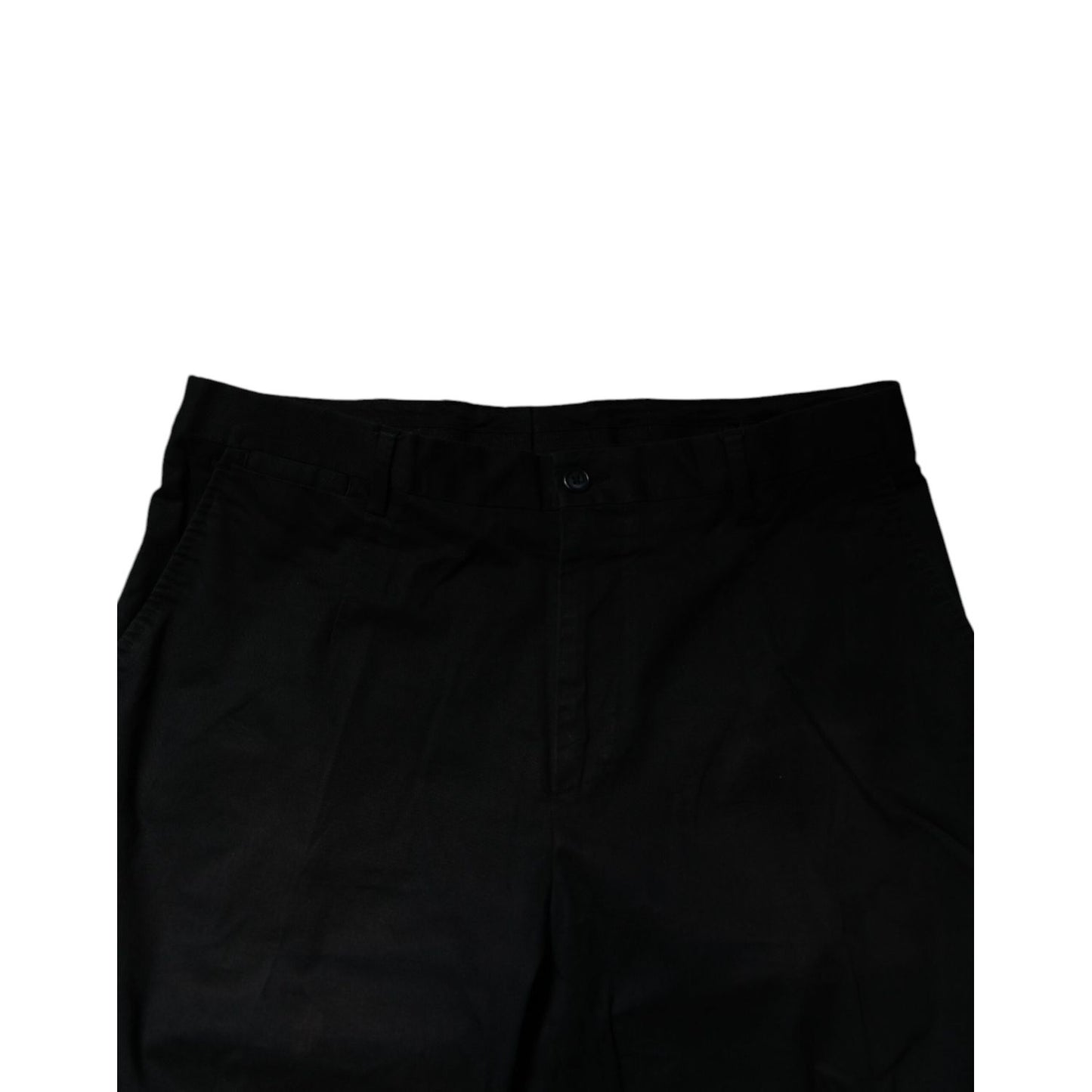 Dolce & Gabbana Black Cotton Stretch Skinny Dress Formal Pants