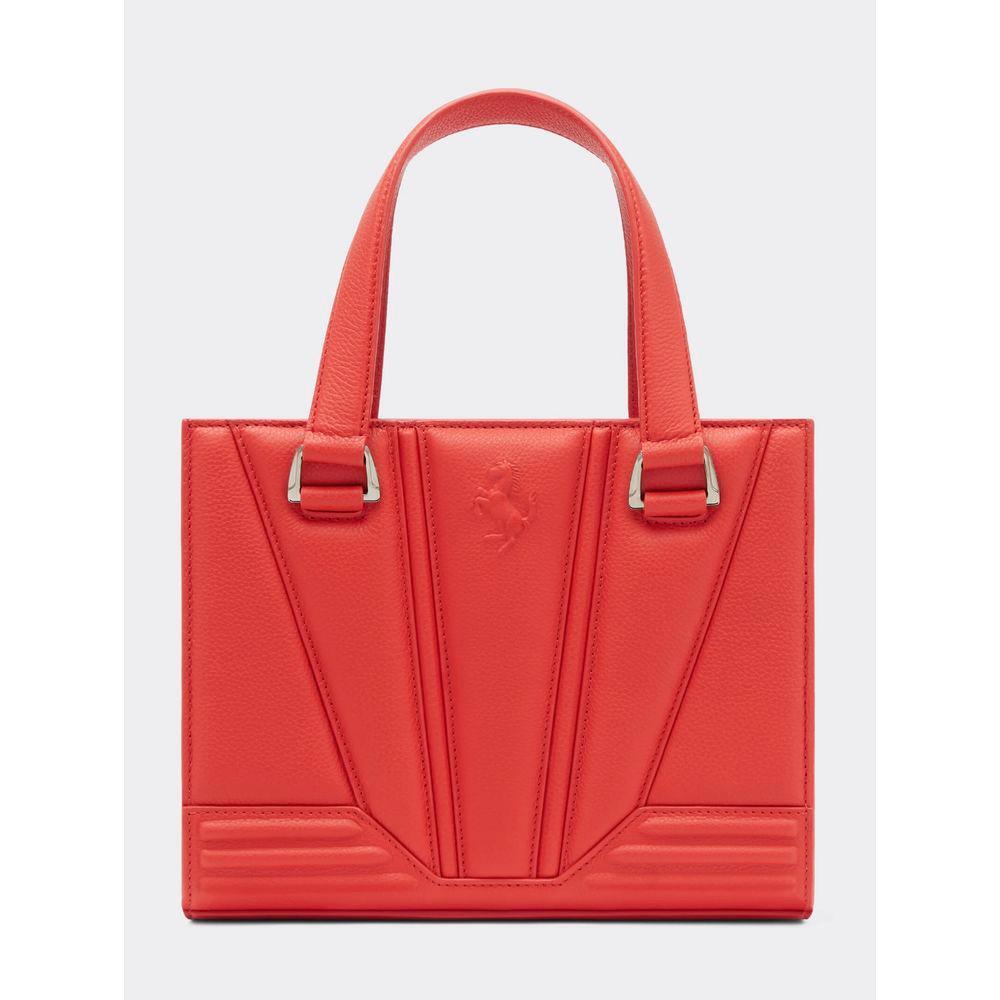 Front view with bag zipped and handles upright.
