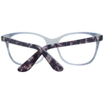 Guess White Women Glasses Frame, butterfly style acetate full-rim with demo lenses, spring hinge, size 53-15-140, includes branded case.