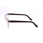 Side view of Hogan Purple Plastic Frames for women, bright lilac color, dimensions 51/20/135 mm.