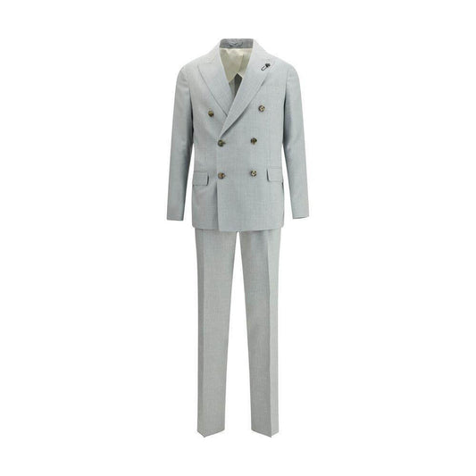 Lardini Double-breasted Suit LA-ES467AEESIF64436510-IT50 | L