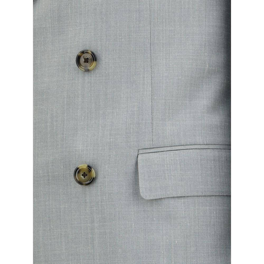 Lardini Double-breasted Suit LA-ES467AEESIF64436510-IT50 | L