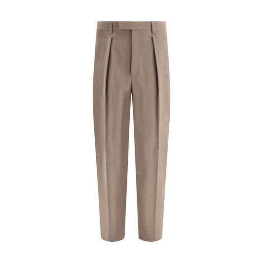 Ferragamo Cotton Wide-leg Pants FE-782861004-IT50 | L