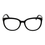 Guess Black Women Glasses Frame in full-rim round style with plastic black frame and demo lenses.