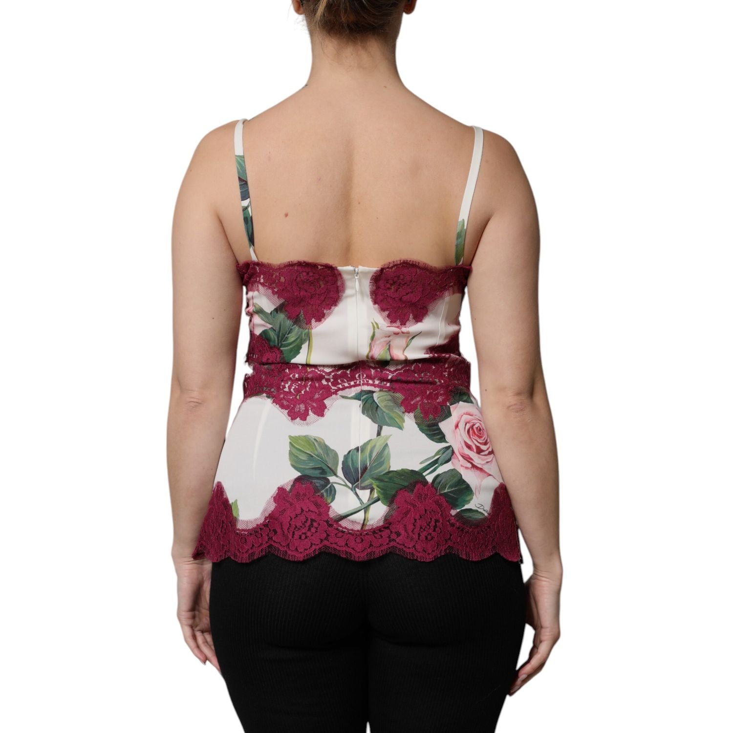 Front view with bag zipped and handles upright.