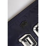 Dolce & Gabbana Blue DG Logo Patch Embellished Pouch Clutch Bag BAG4286