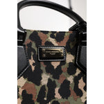 Dolce & Gabbana Multicolor Leopard Shopping Tote Shoulder Bag BAG4319